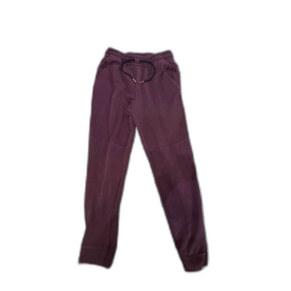 Members Mark maroon Double Knit Stretch Active Joggers S Men's